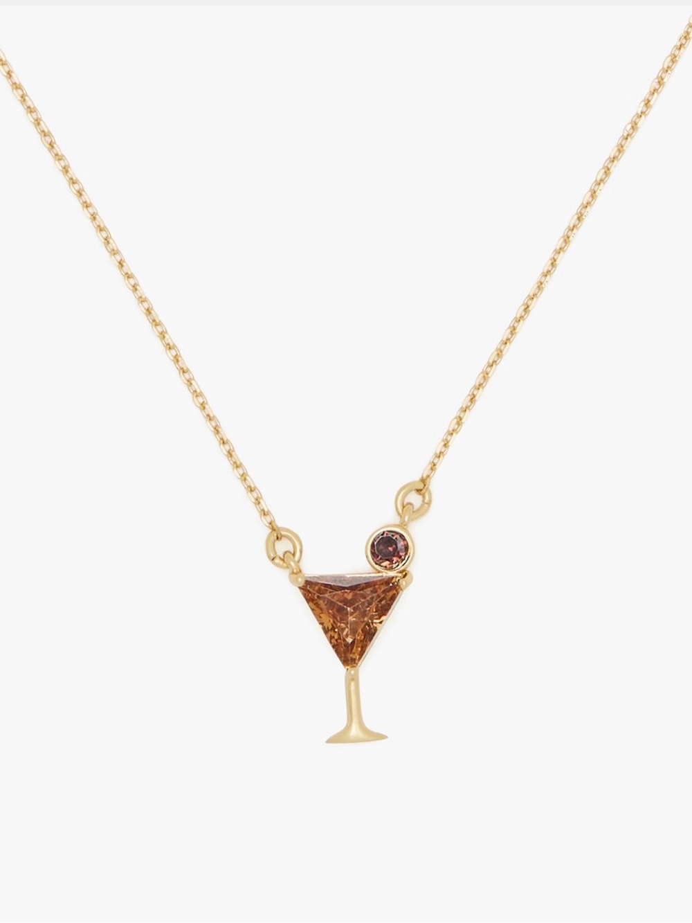 Kate Spade Shaken And Brewed Mini Pendant Necklace